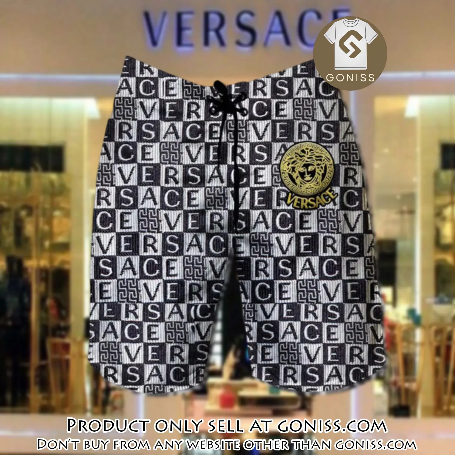 Versace medusa caro luxury brand premium fashion shorts for men gn0247076